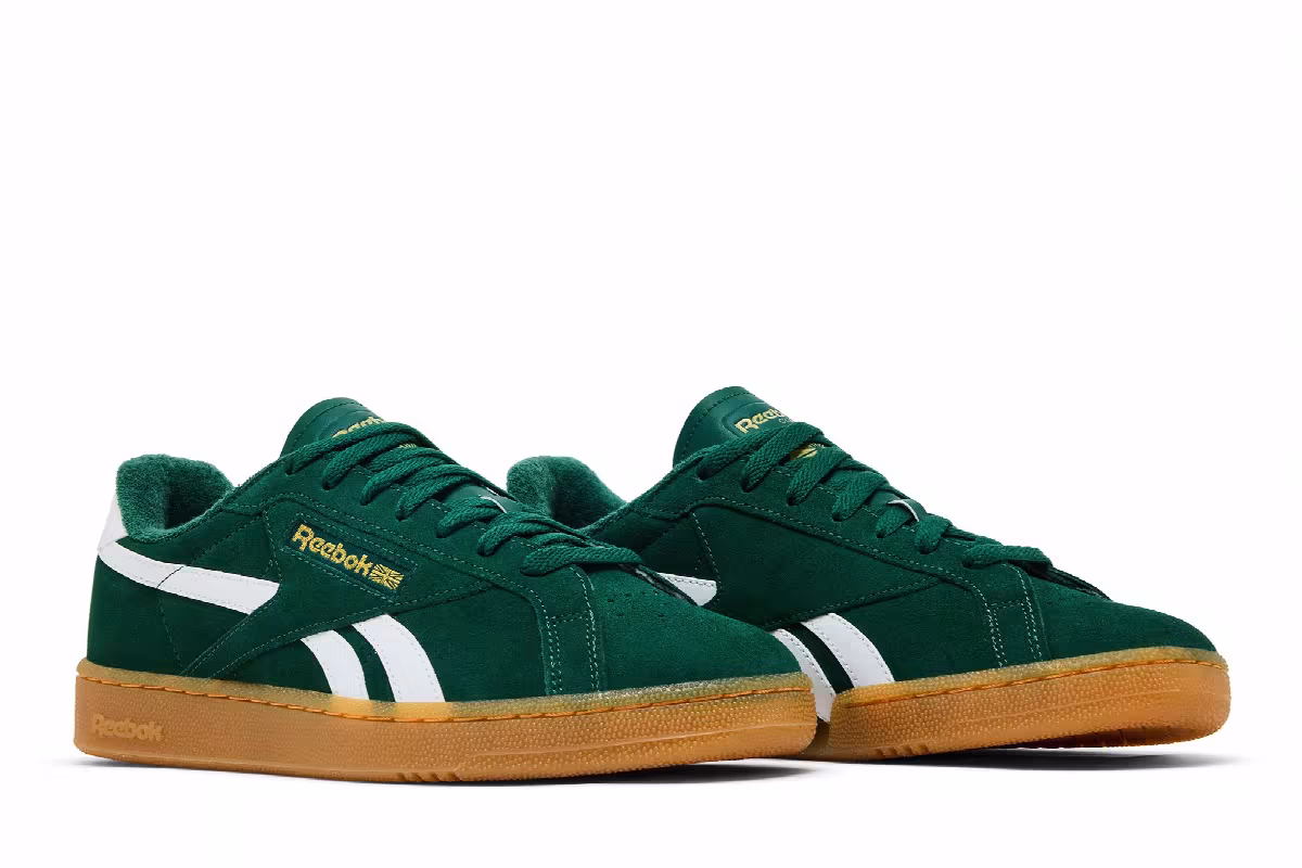 Reebok Club C Grounds UK Dark Green Gum, view 9