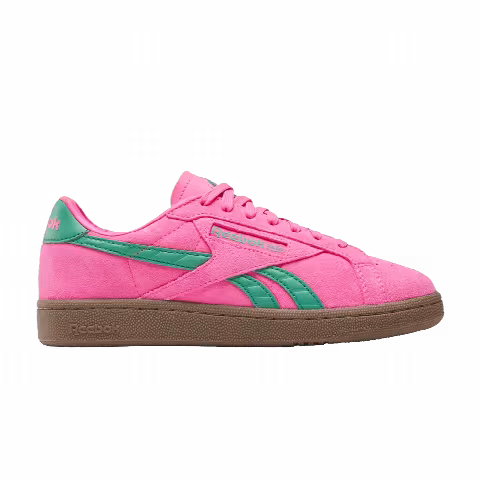 Reebok Wmns Club C Grounds UK 'Atomic Pink Upgrade Green'