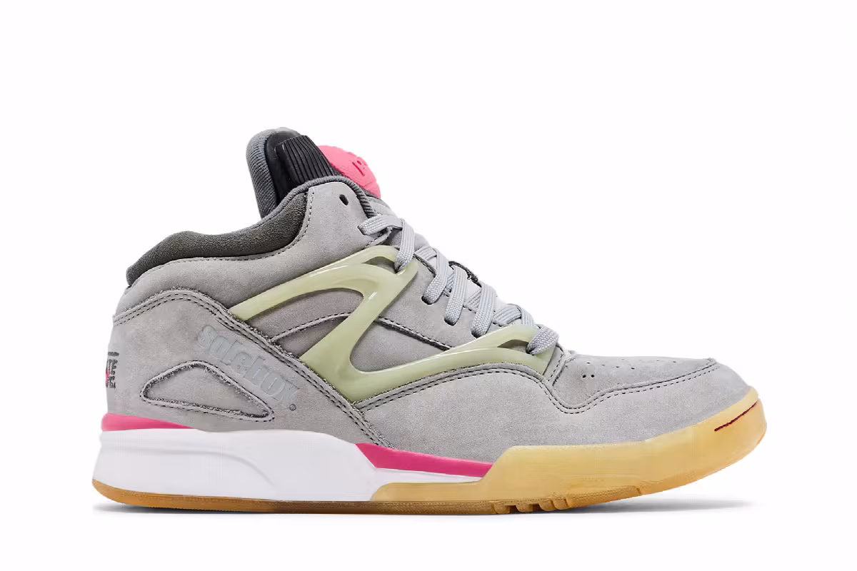 SoleBox x Reebok Pump Omni Lite Grey Pink, view 2