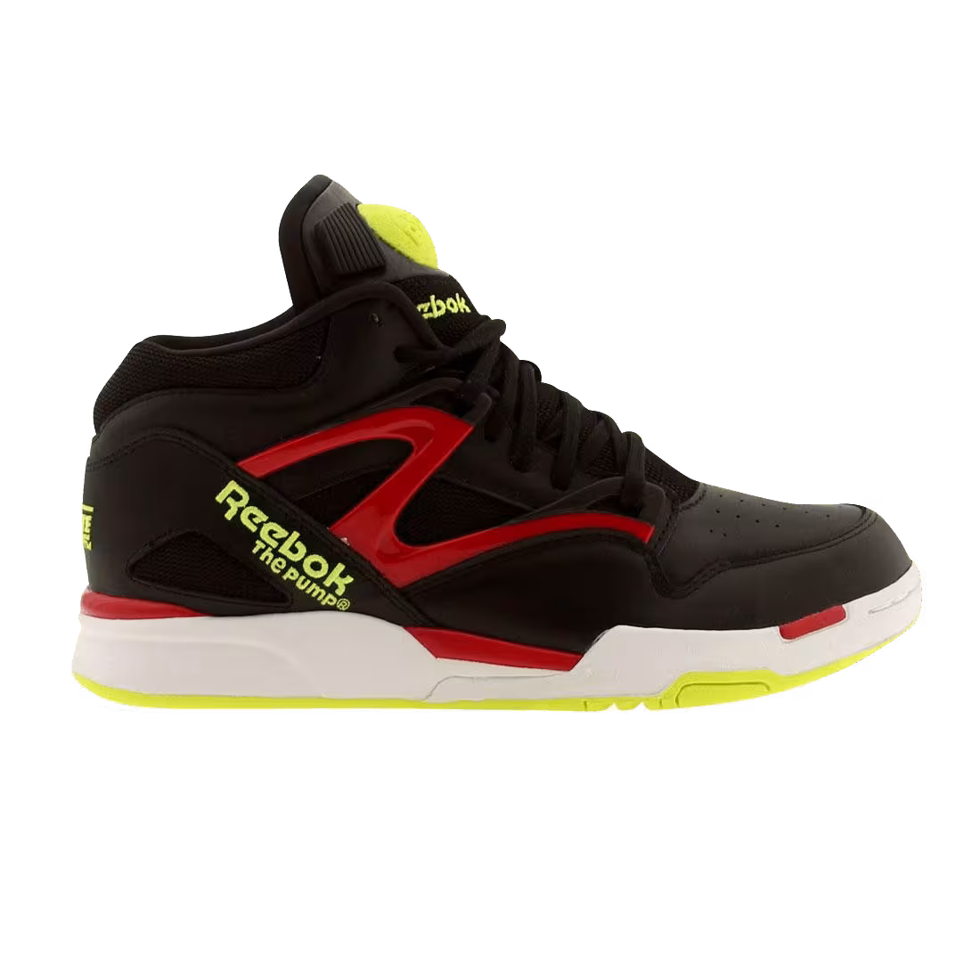 Reebok Pump Omni Lite Black Red Yellow