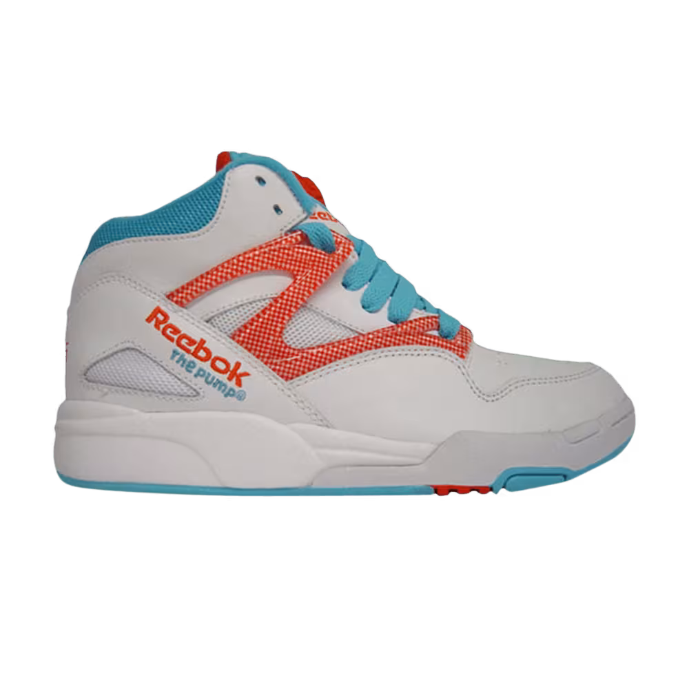 Reebok Pump Omni Lite Hex Stor White Light Blue Paprika