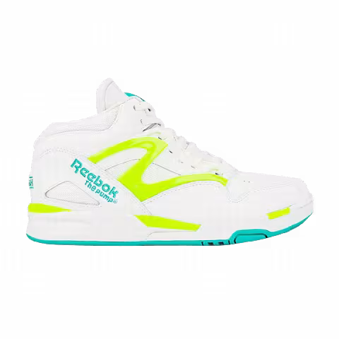 Reebok Pump Omni Lite 'White Teal Solar Yellow'