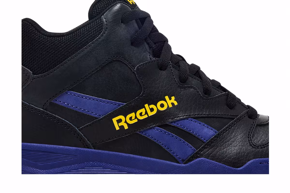Reebok Royal BB 4500 High 2 Black Always Yellow Bold Purple, view 3