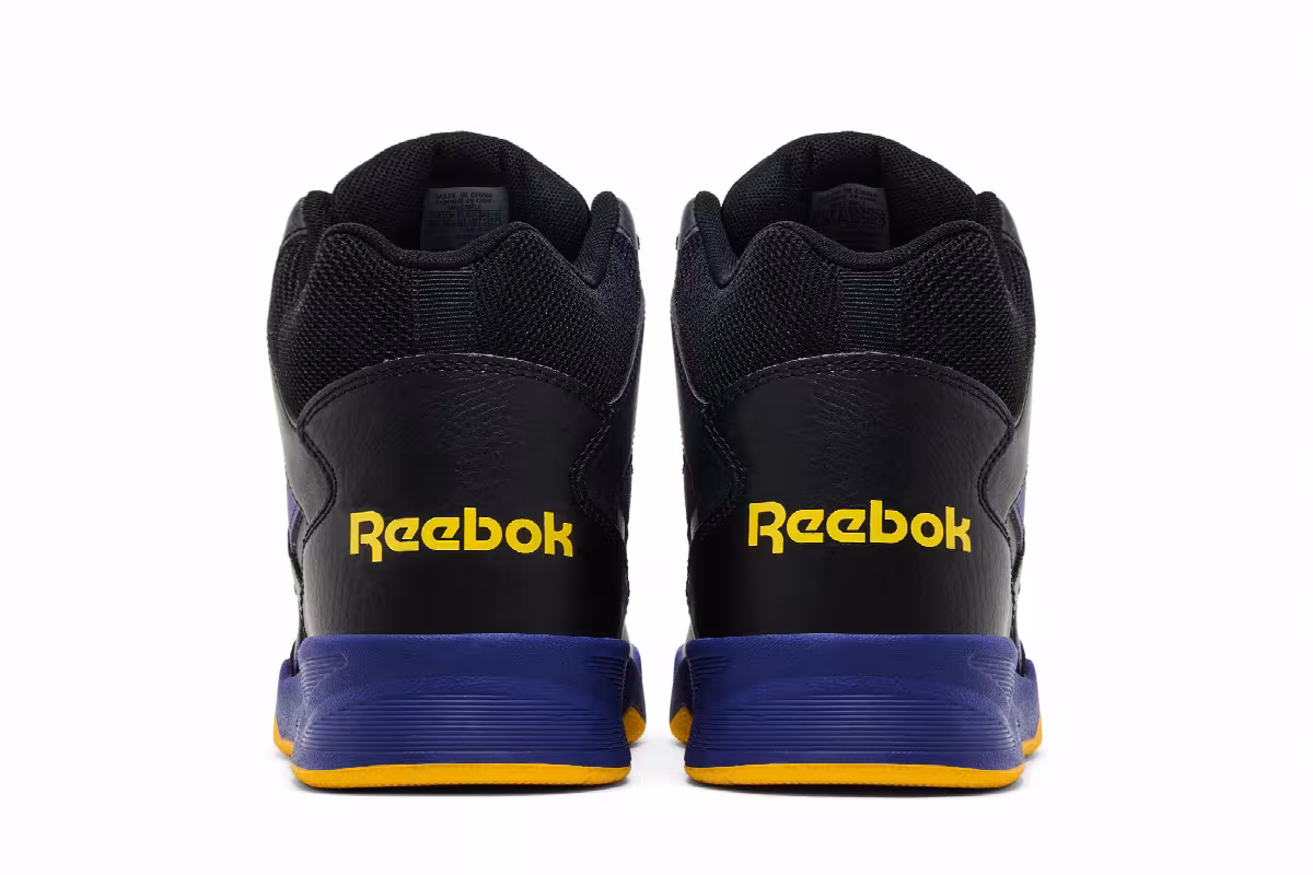 Reebok Royal BB 4500 High 2 Black Always Yellow Bold Purple, view 7