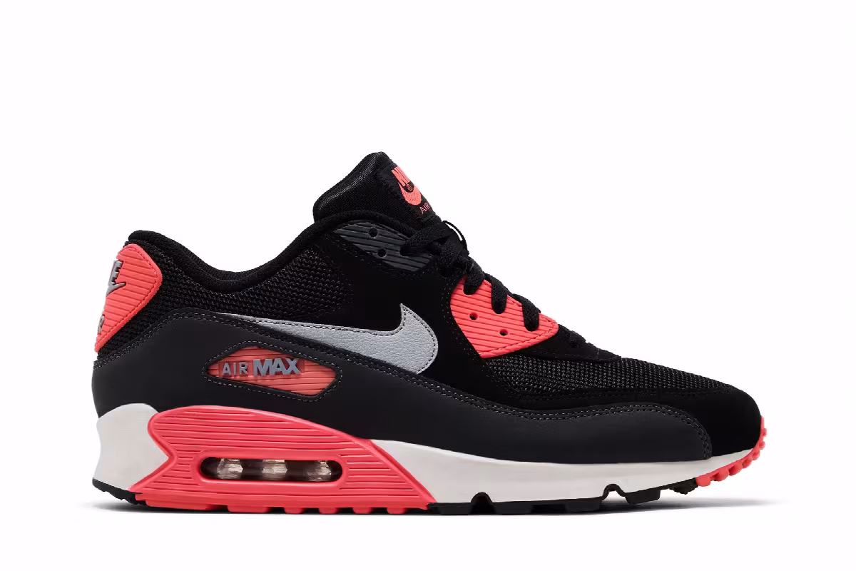 Nike Air Max 90 Essential Black Infrared 2013, view 2