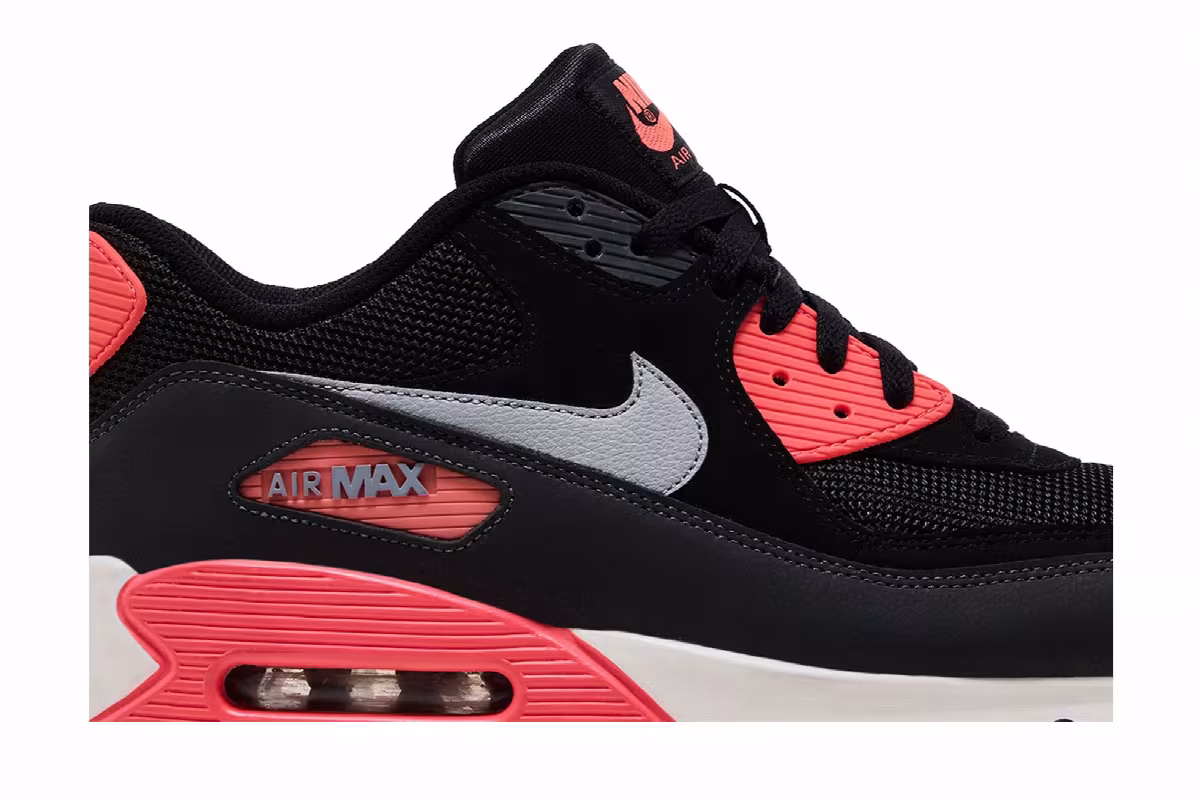 Nike Air Max 90 Essential Black Infrared 2013, view 3