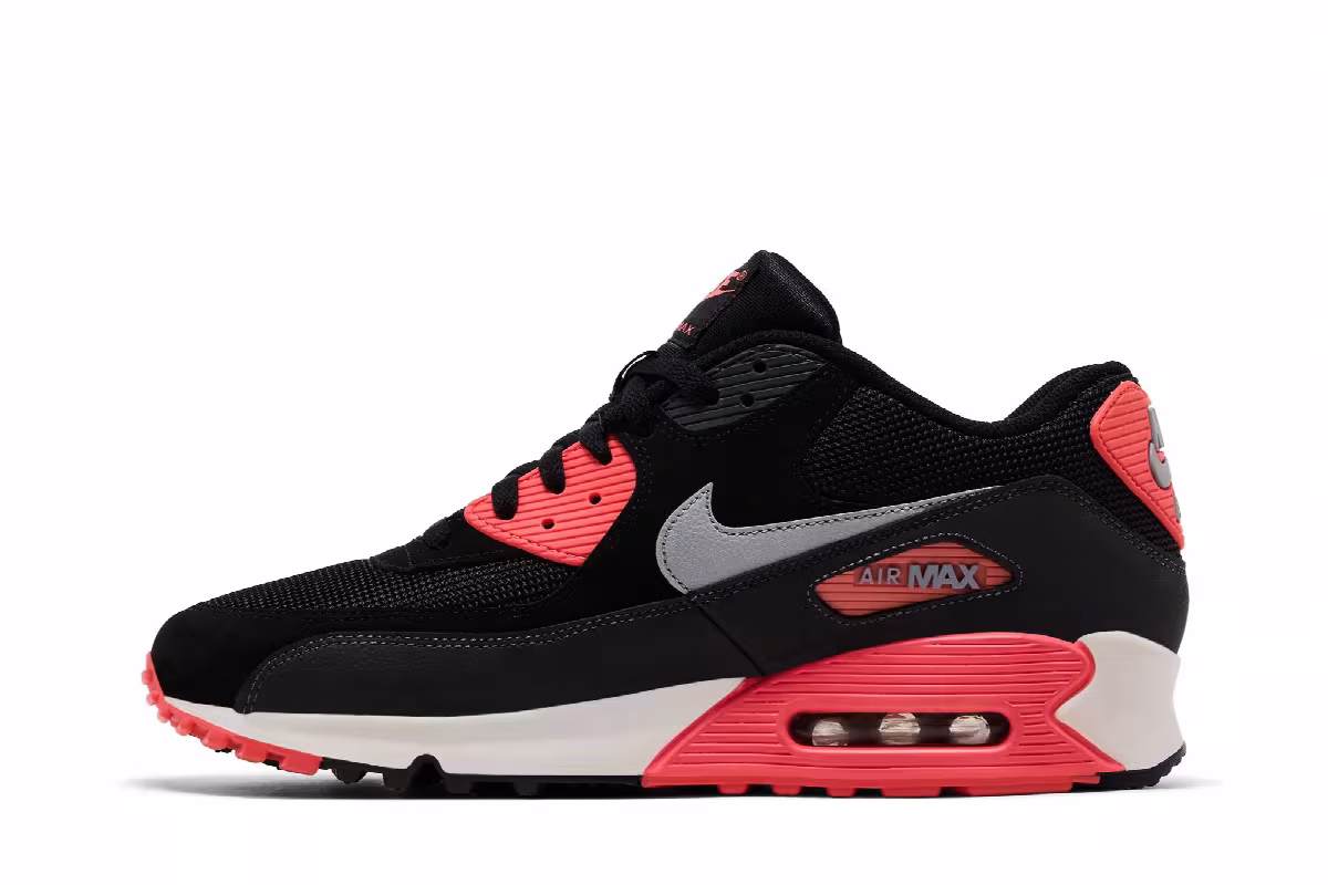 Nike Air Max 90 Essential Black Infrared 2013, view 4