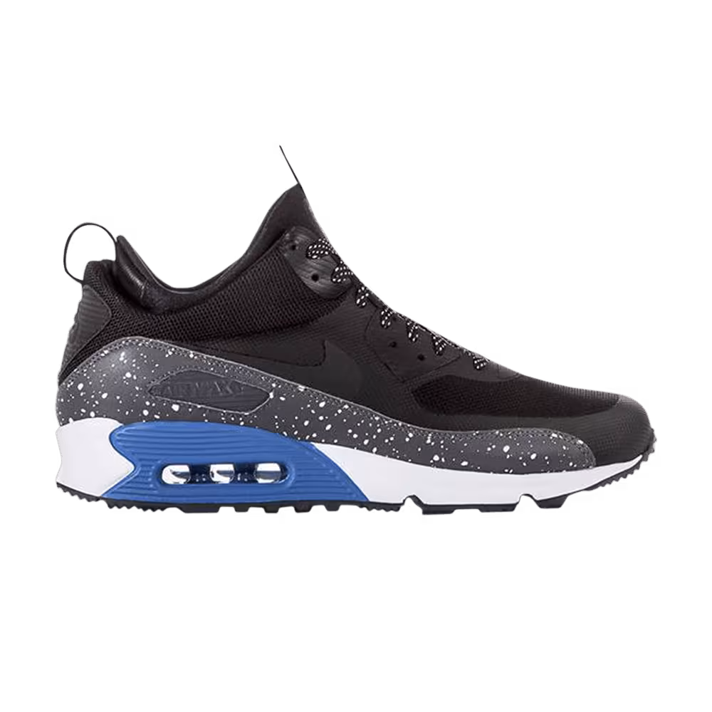 Nike Air Max 90 Sneakerboot NS Black Royal Metallic Silver