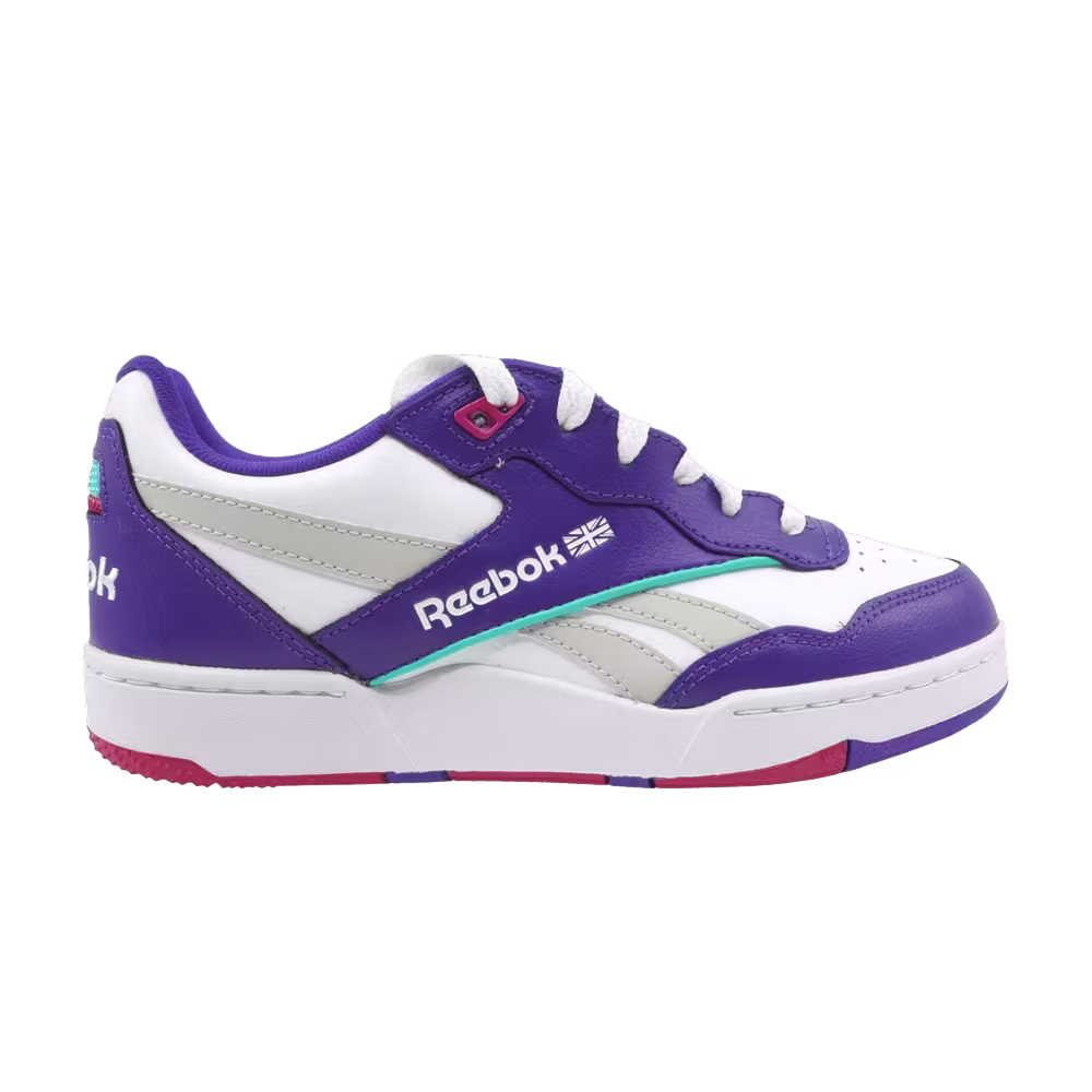 Reebok BB4000 2 White Purple Cyber Mint