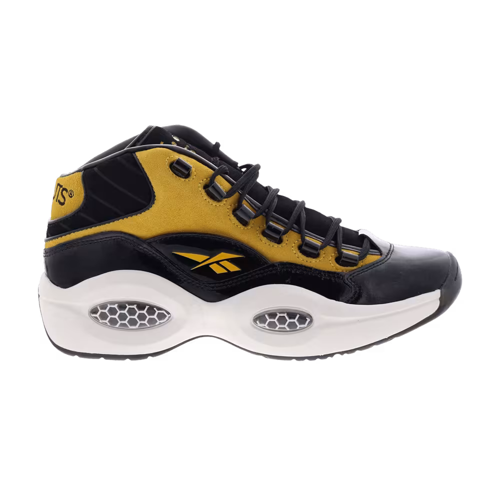 BAIT x Peanuts x Reebok Question Mid Black Boldly Yellow