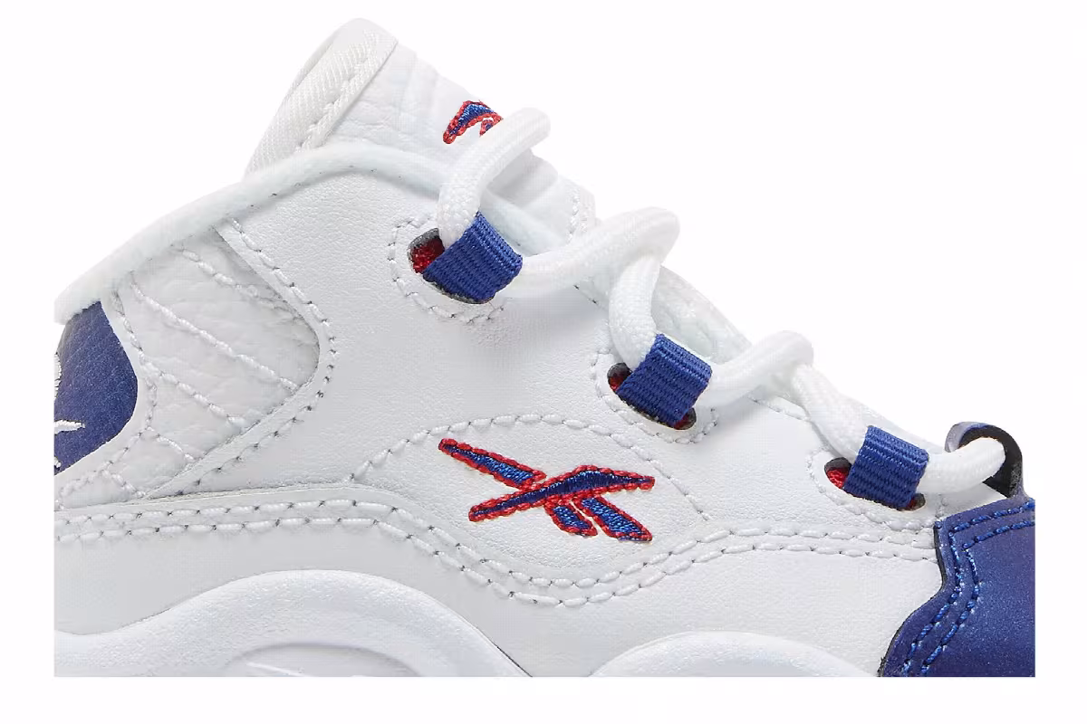 Reebok Question Mid Toddler Blue Toe 2022, view 3