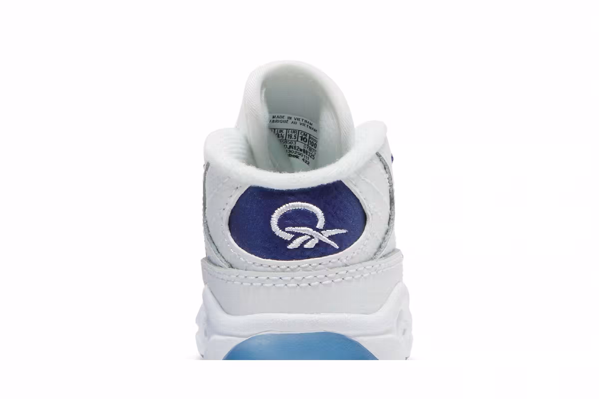 Reebok Question Mid Toddler Blue Toe 2022, view 8
