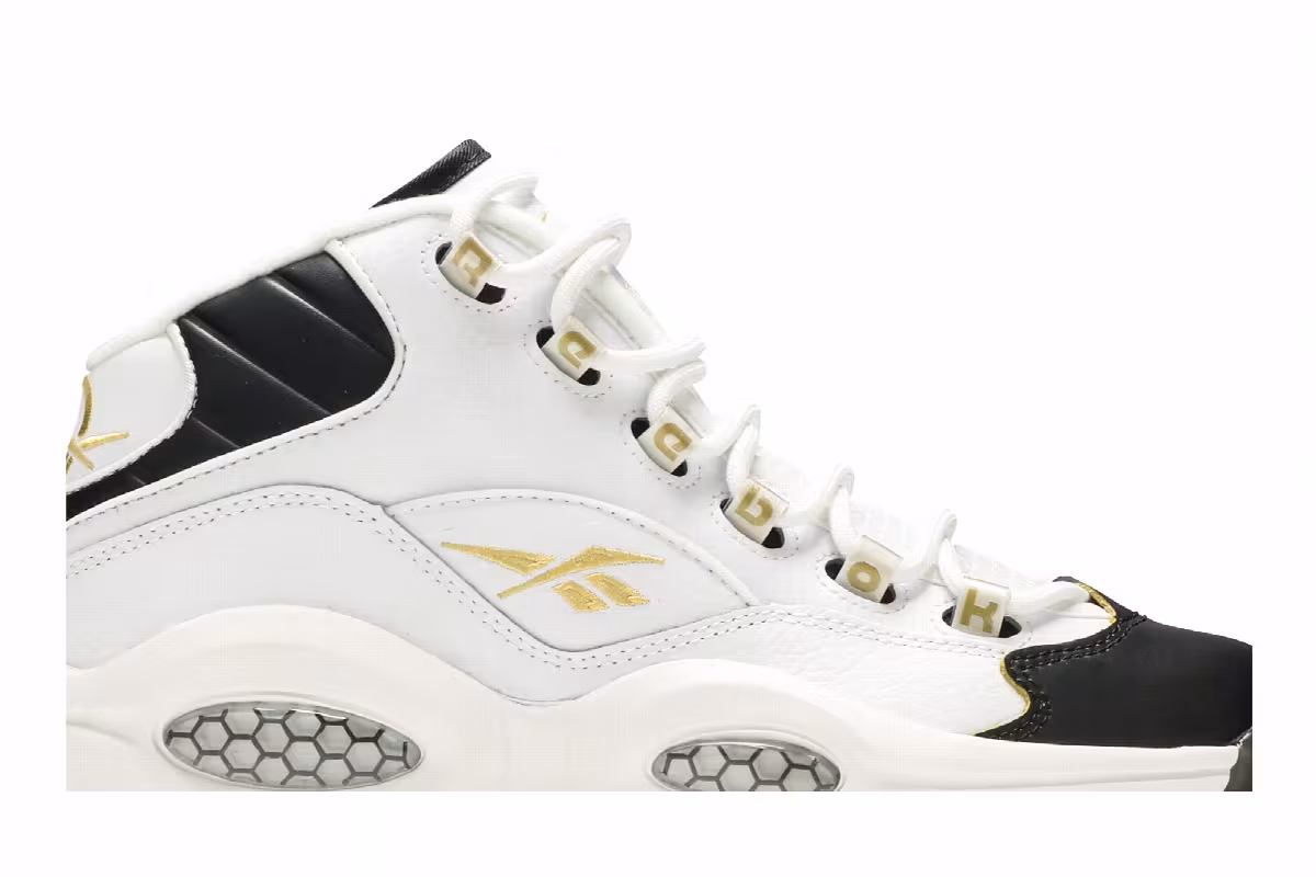 Reebok Question Mid J Black Toe, view 3