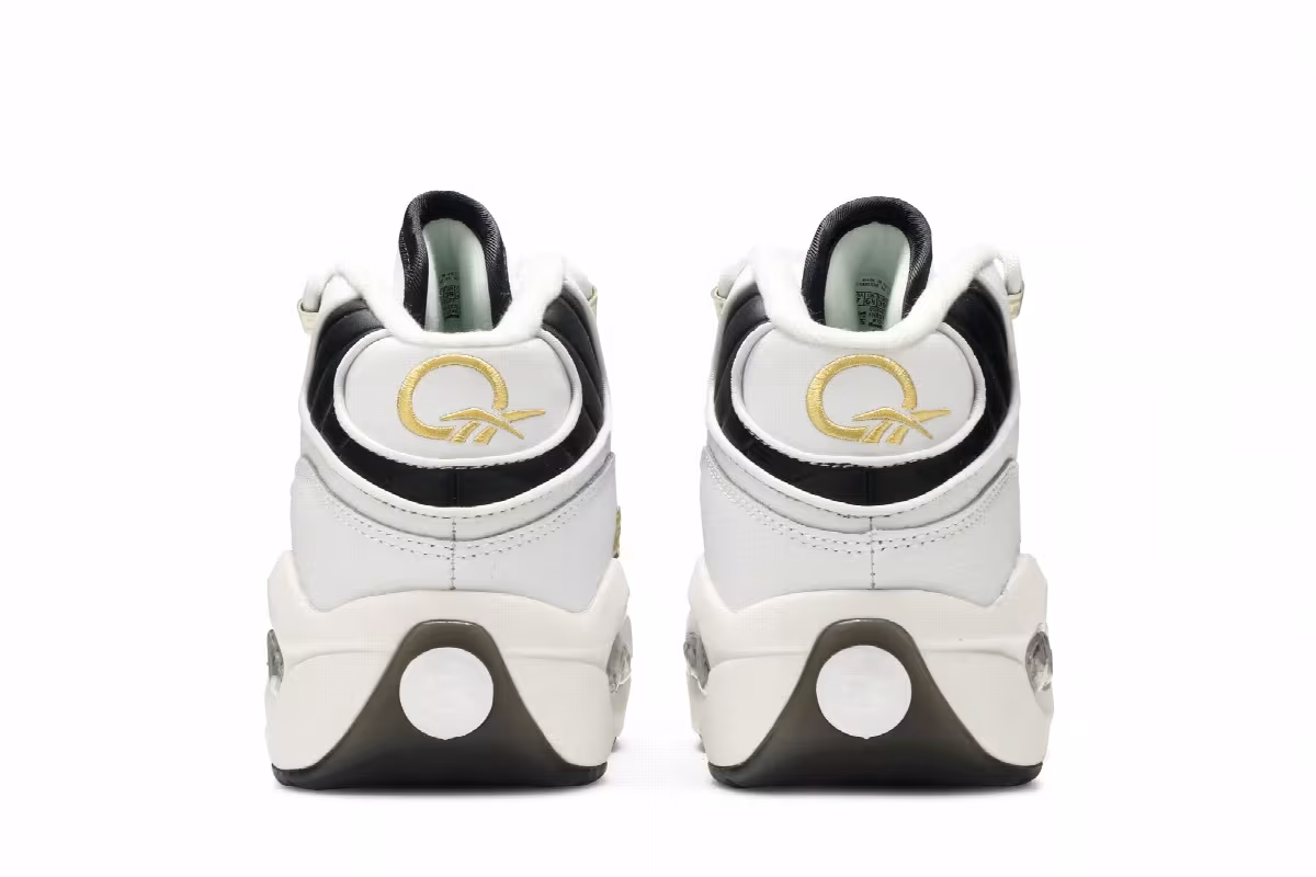 Reebok Question Mid J Black Toe, view 7