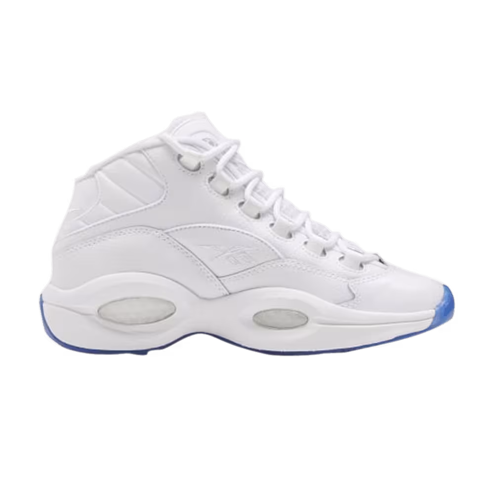 Reebok Question Mid Big Kids Blue Sole