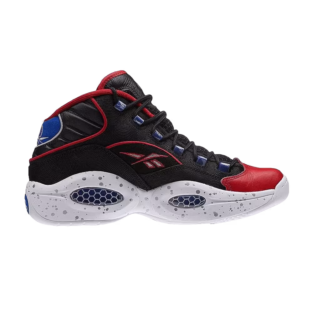 Reebok Question Big Kids Black Red