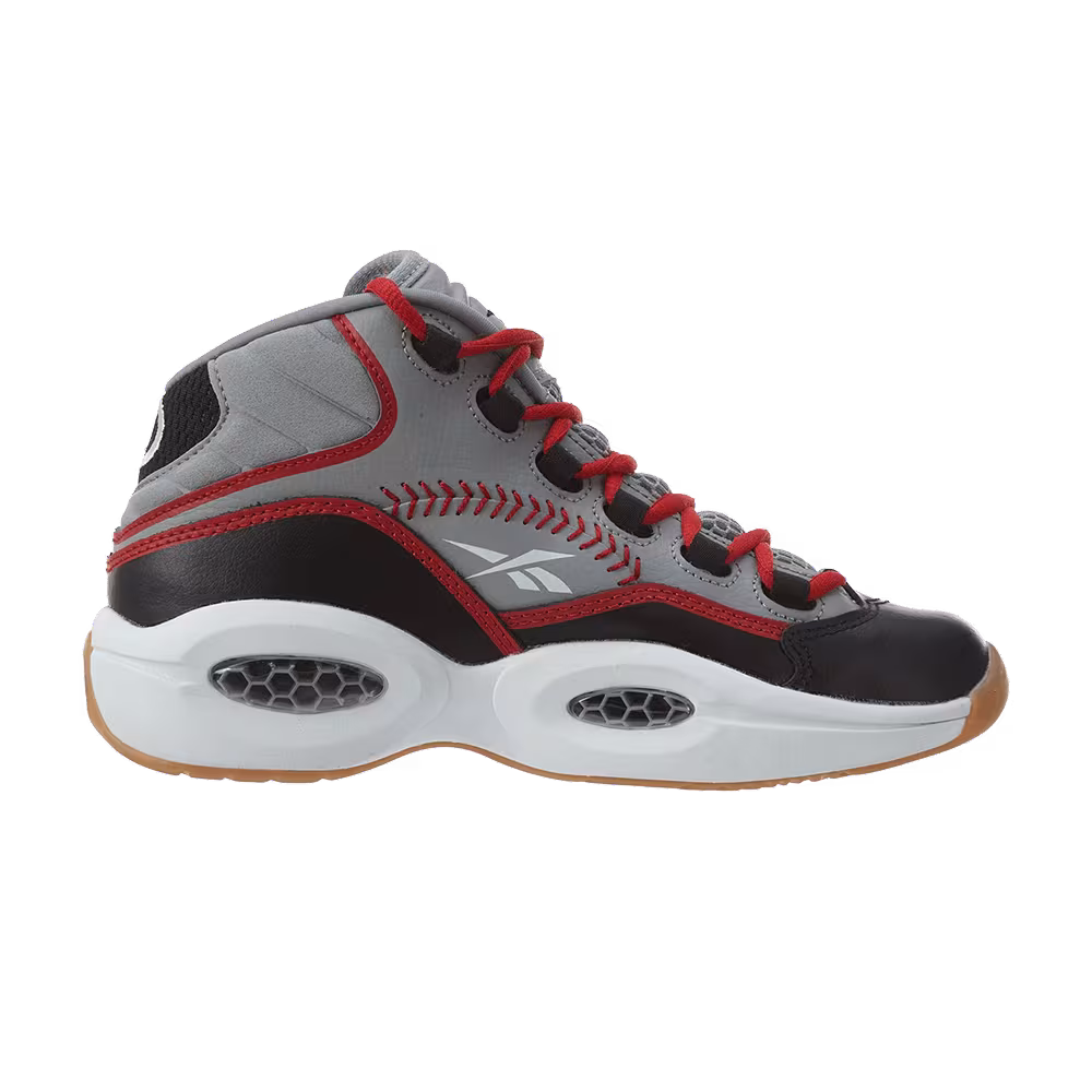 Reebok Question Mid Practice Big Kids Grey Gum