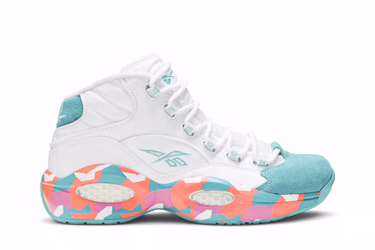 Reebok Question Mid White Noise, view 2