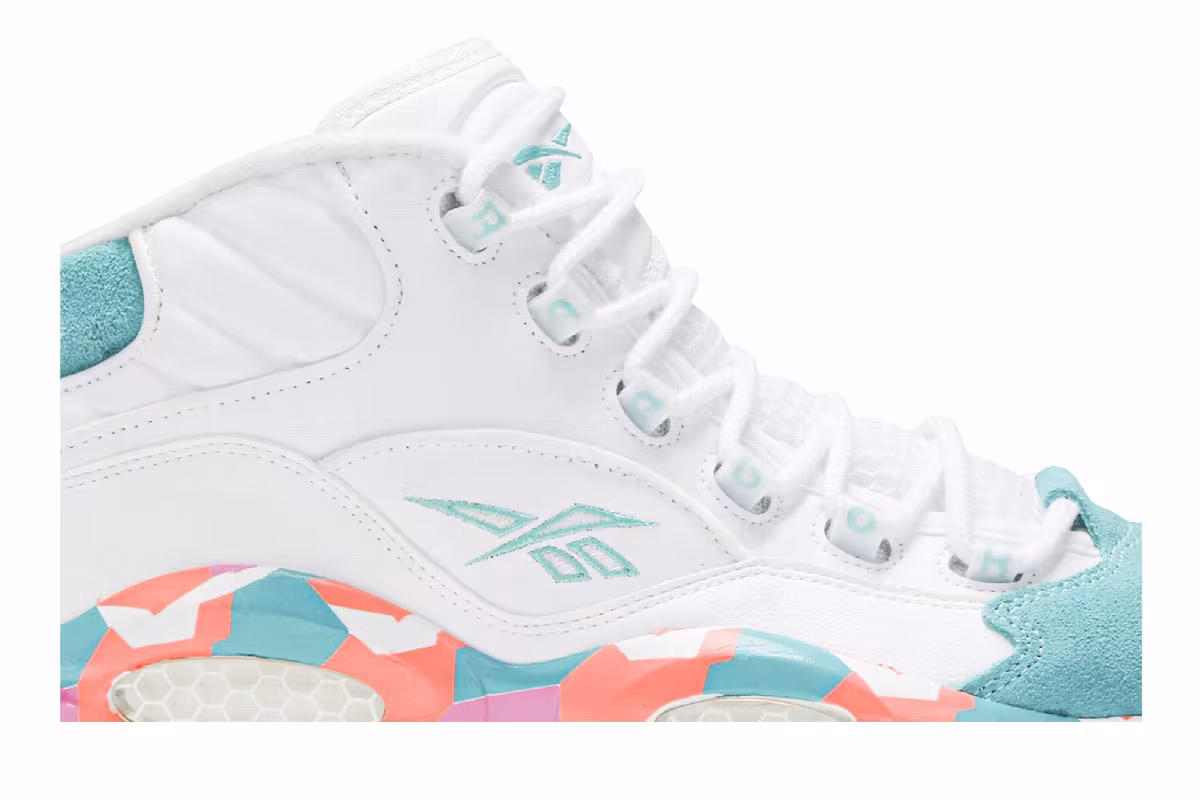 Reebok Question Mid White Noise, view 3