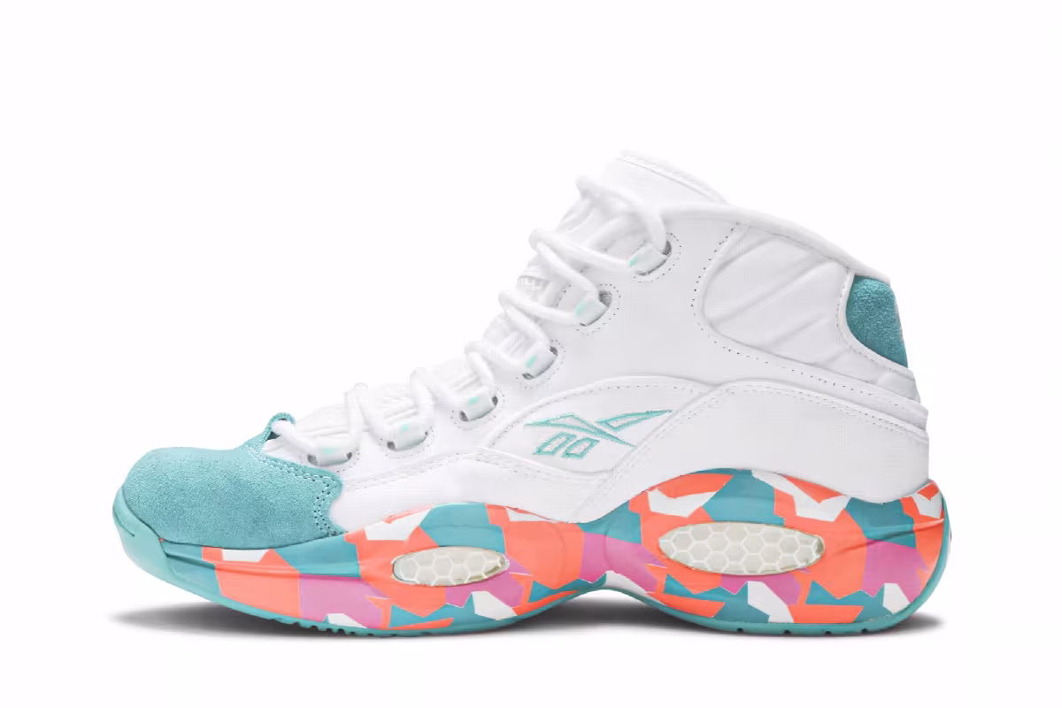 Reebok Question Mid White Noise, view 4
