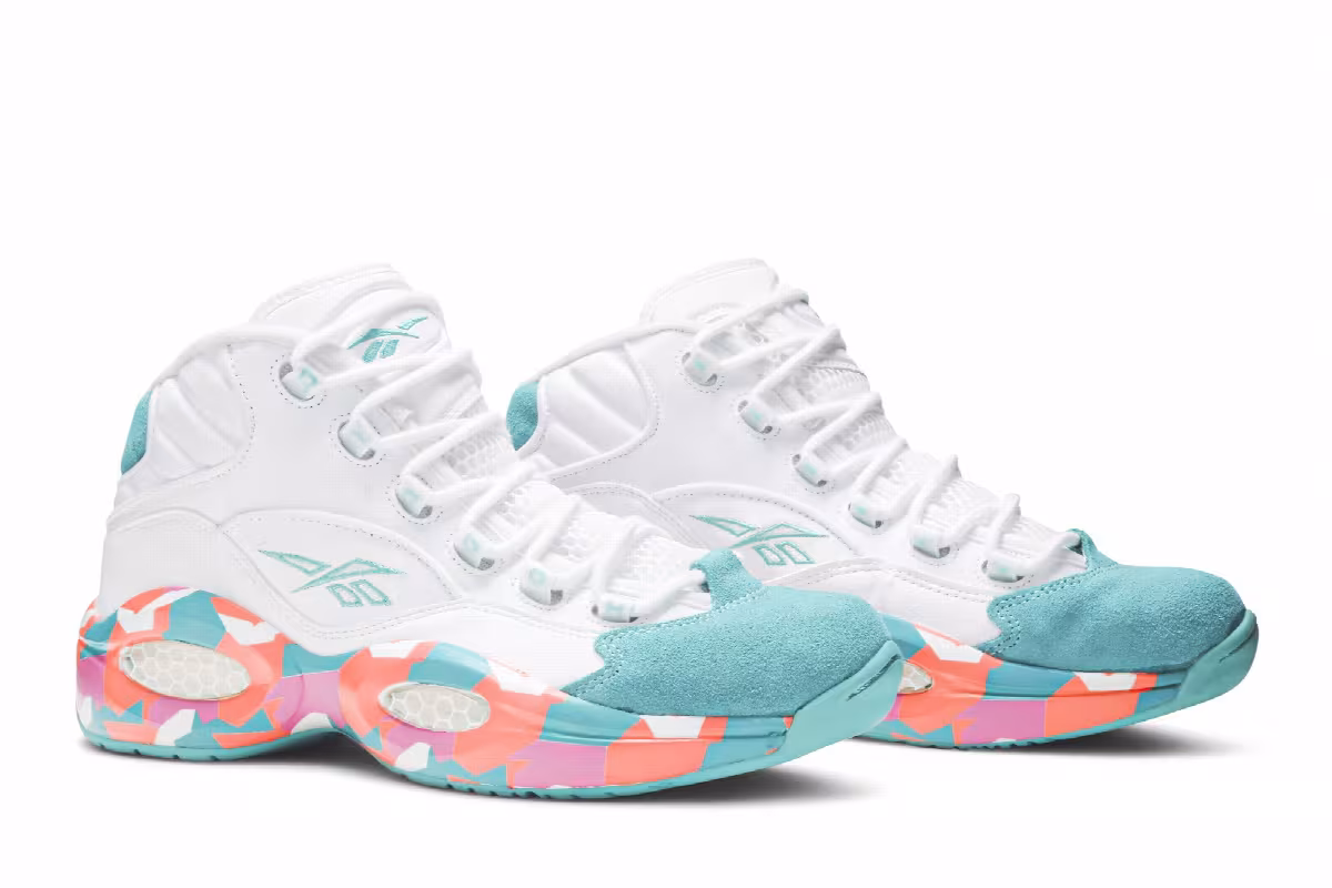 Reebok Question Mid White Noise, view 9