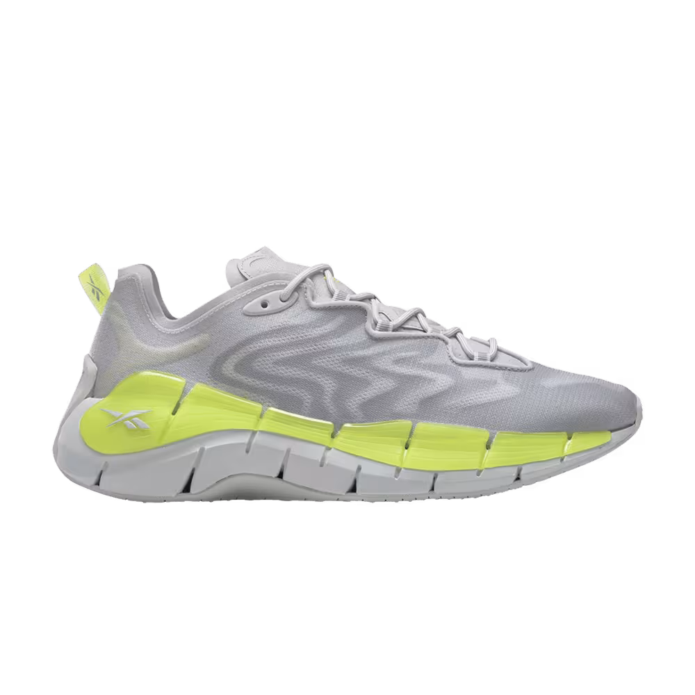 Reebok Zig Kinetica 2 Pure Grey Acid Yellow