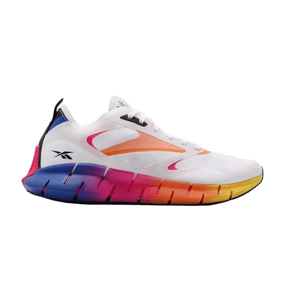 Reebok Zig Kinetica Horizon White Pink Blue Gradient