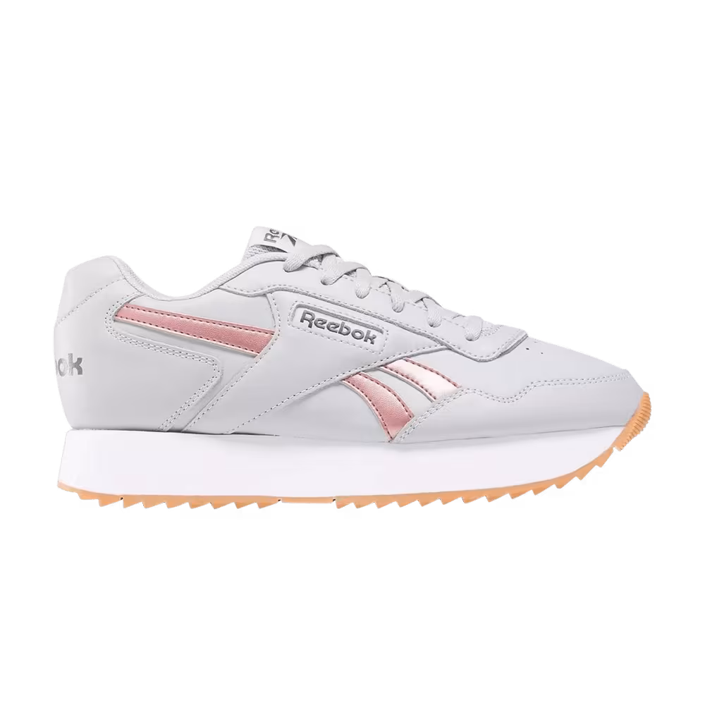 Reebok Women's Glide Ripple Double Cold Grey Rose Gold