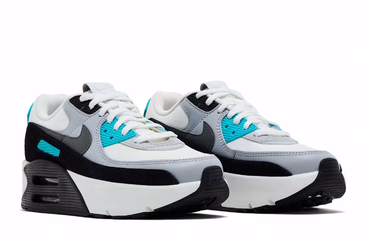 Nike Women's Air Max 90 LV9 Laser Blue, view 9