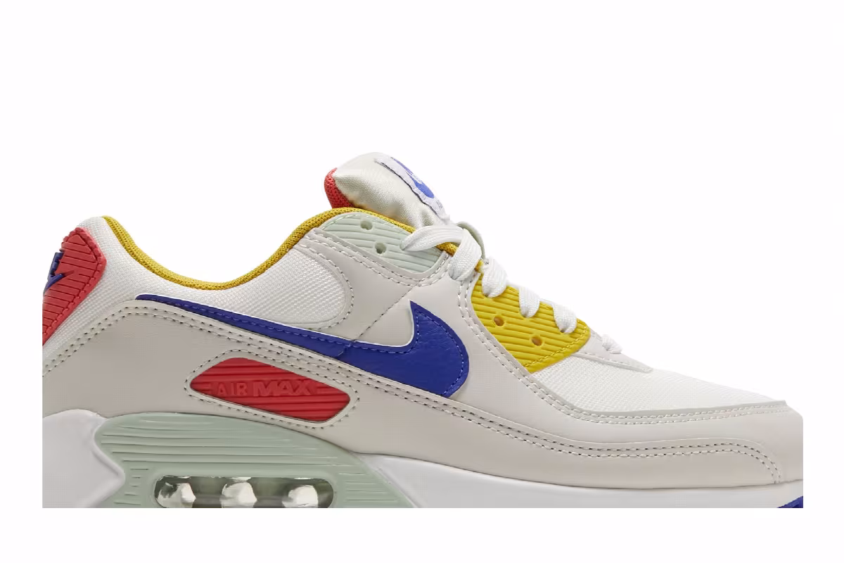 Nike Women's Air Max 90 Summit White Multi, view 3