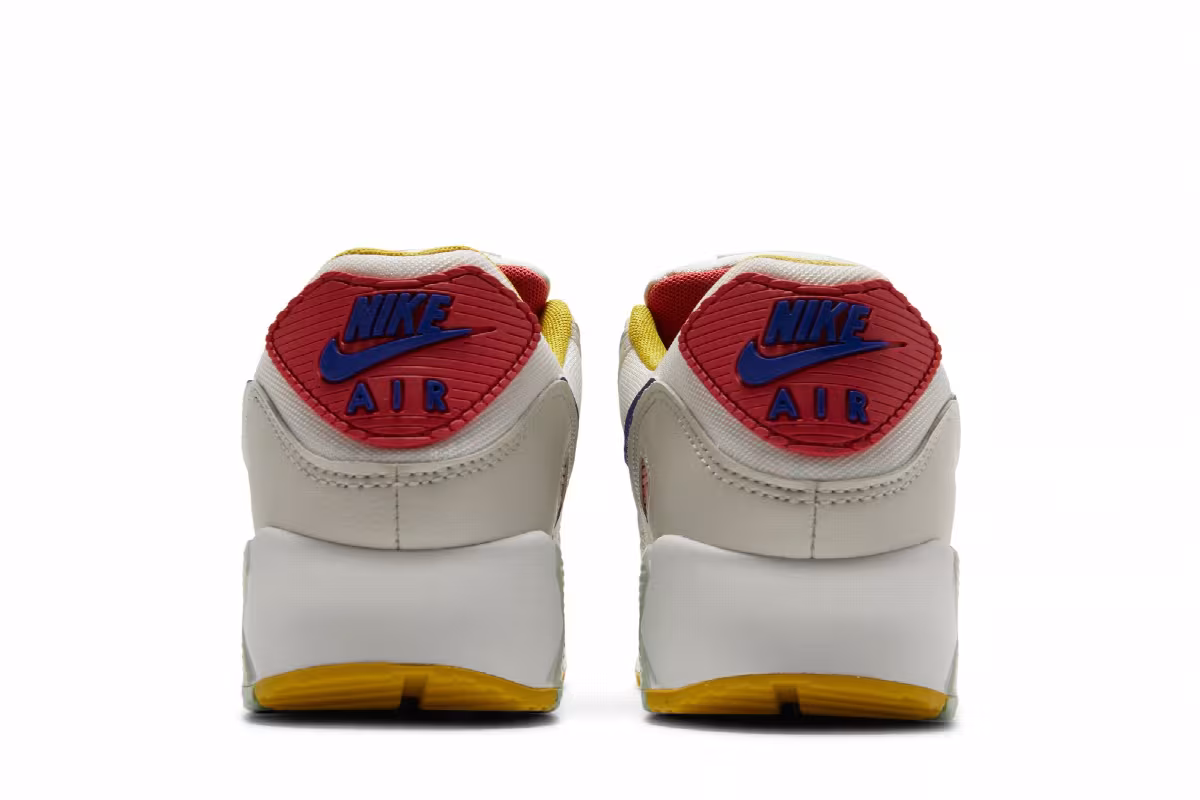 Nike Women's Air Max 90 Summit White Multi, view 7