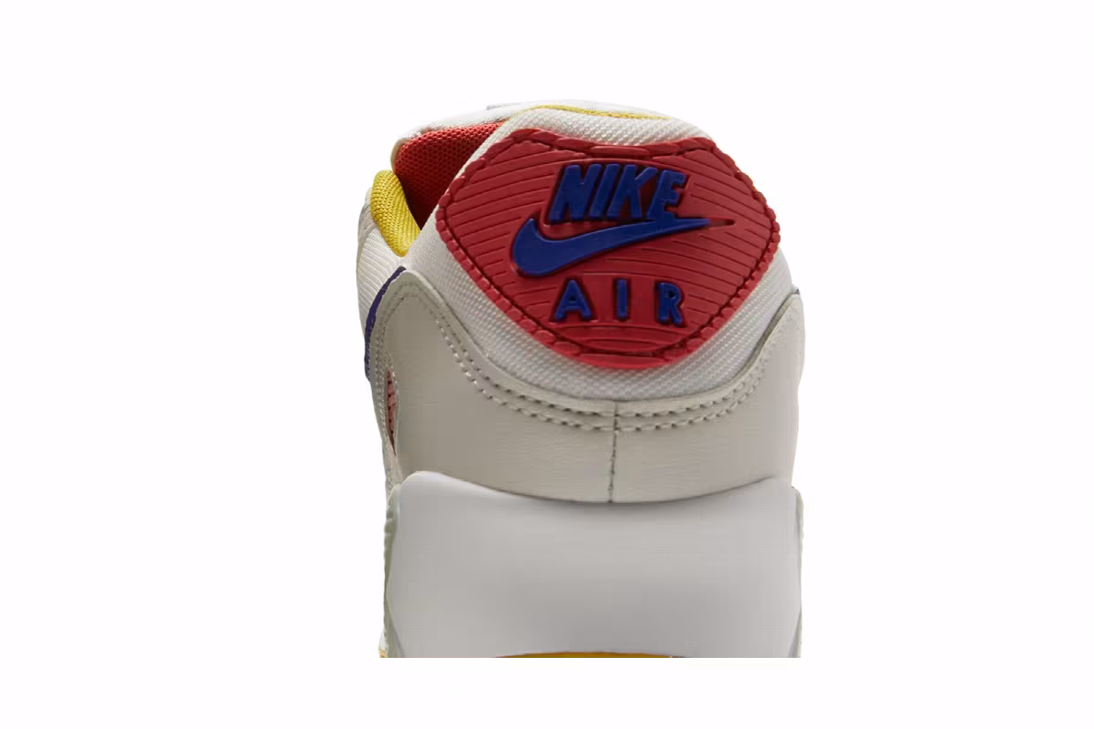 Nike Women's Air Max 90 Summit White Multi, view 8