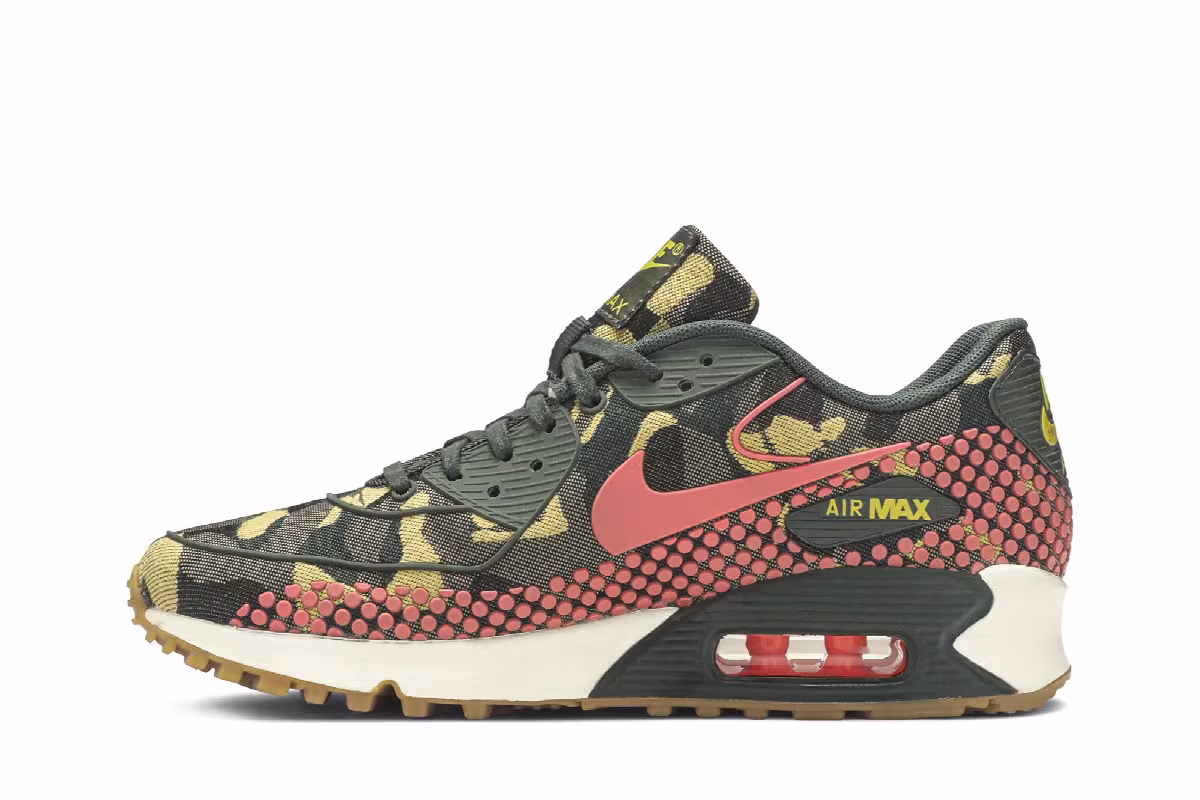 Nike Women's Air Max 90 JCRD PRM Desert Camo, view 4