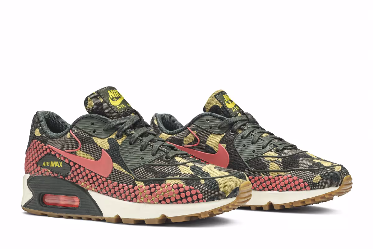 Nike Women's Air Max 90 JCRD PRM Desert Camo, view 9