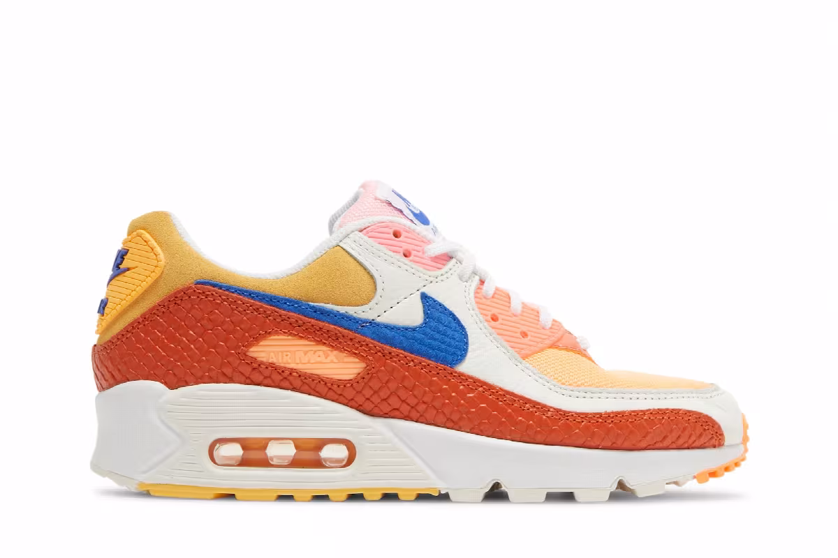 Nike Women's Air Max 90 Campfire Orange, view 2