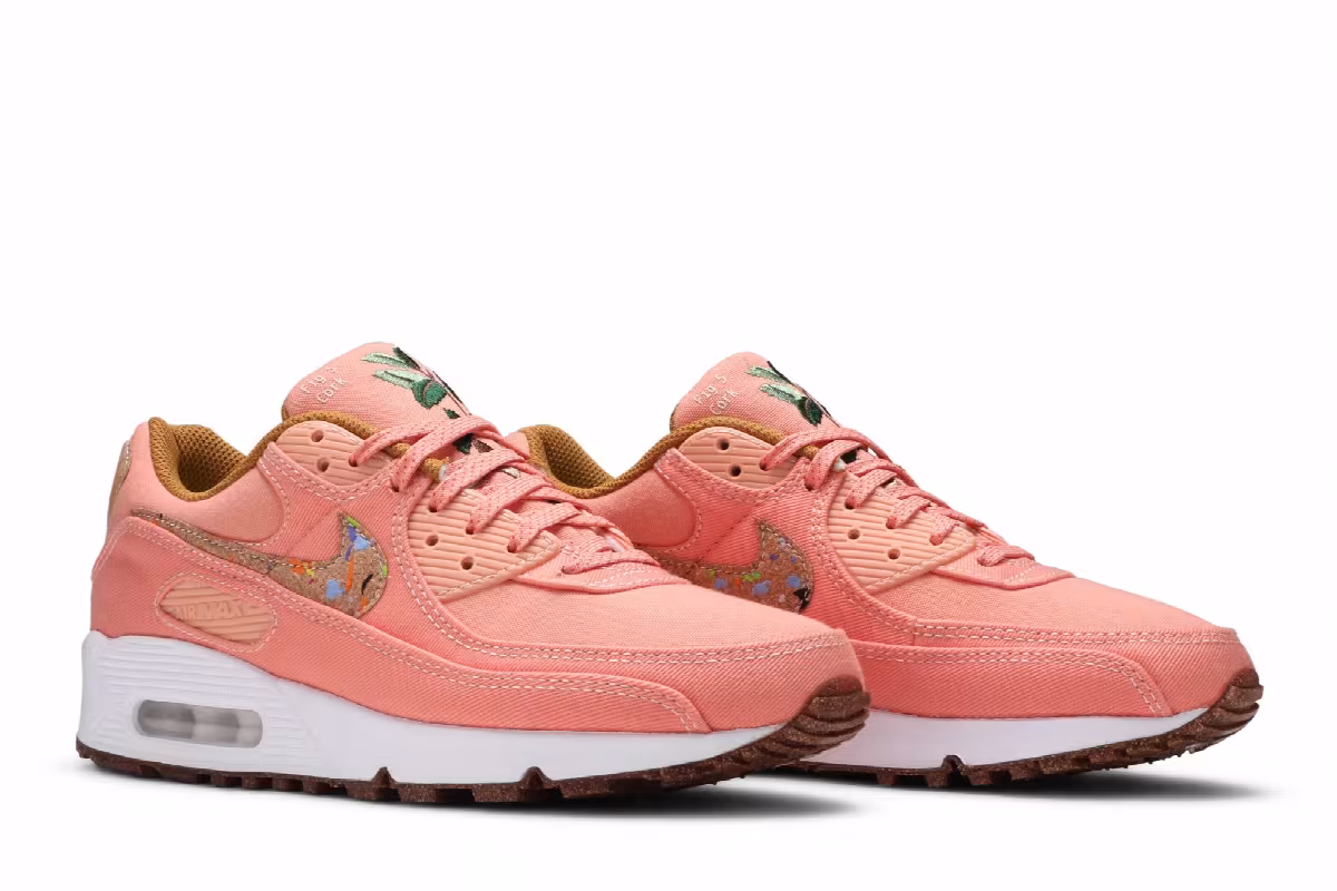 Nike Women's Air Max 90 SE Cork - Apricot Agate, view 9