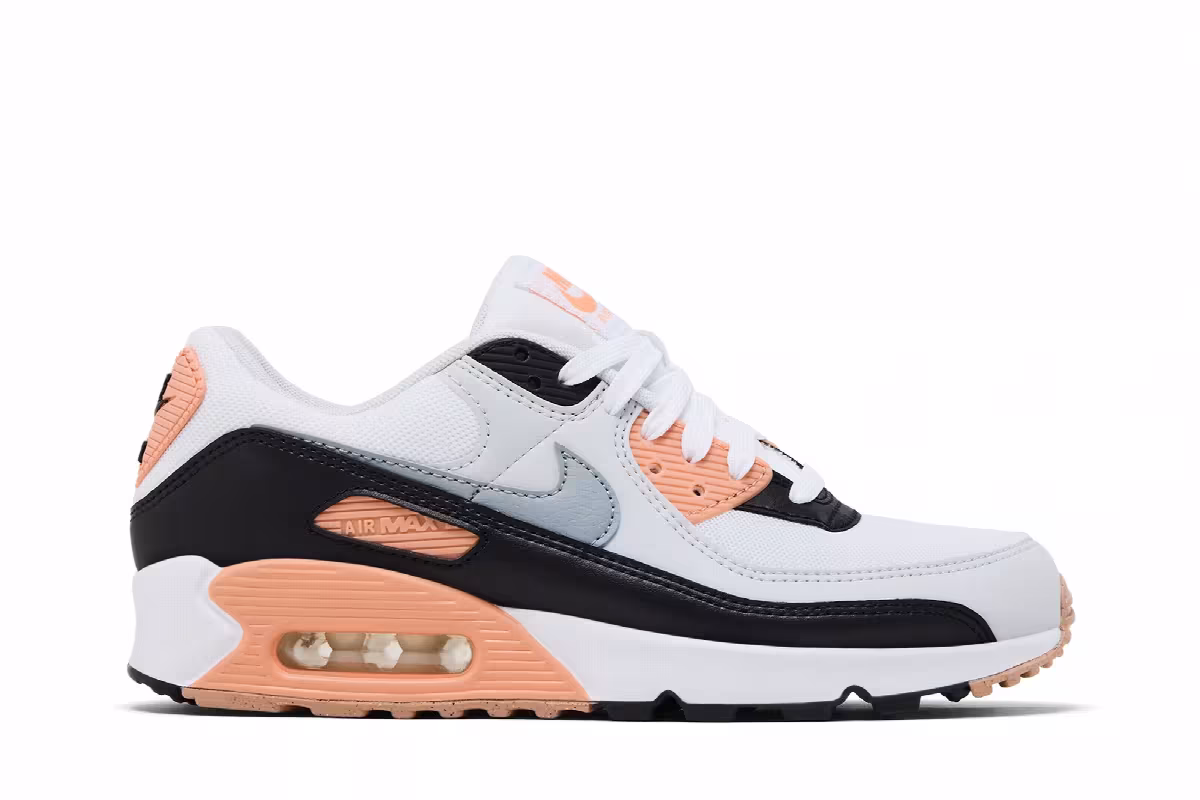 Nike Women's Air Max 90 Apricot Agate, view 2
