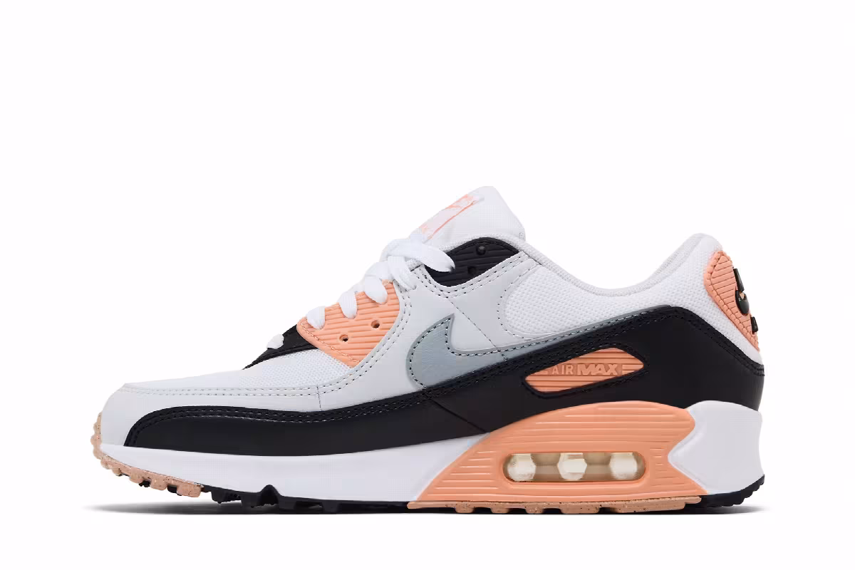 Nike Women's Air Max 90 Apricot Agate, view 4