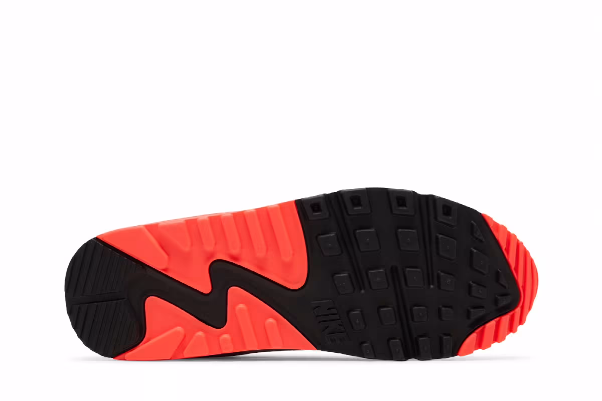 Nike Women's Air Max 90 Grey Crimson Gold, view 5