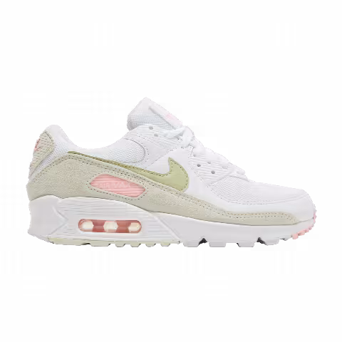 Nike Wmns Air Max 90 'White Light Olive Pink'