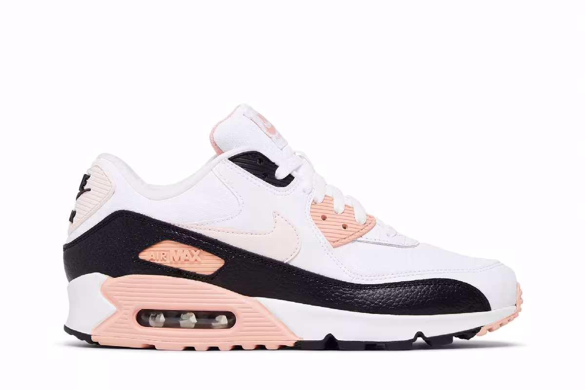 Nike Women's Air Max 90 Soft Pink, view 2