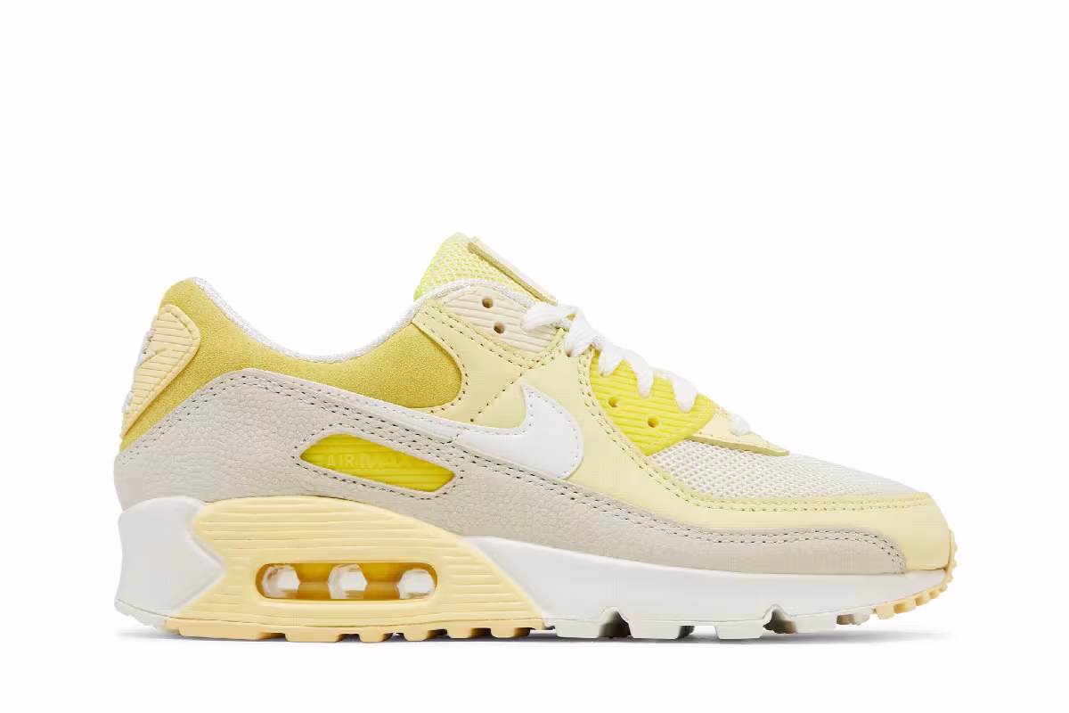 Nike Women's Air Max 90 Opti Yellow, view 2