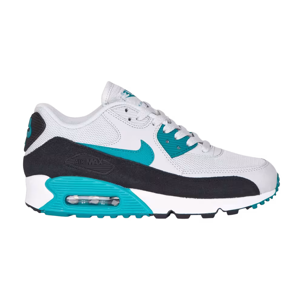 Nike Women's Air Max 90 Essential Pure Platinum Radiant Emerald