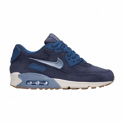 Nike Wmns Air Max 90 Premium Suede 'Midnight Navy Gum'