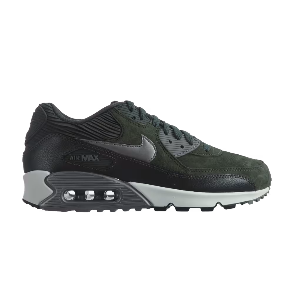 Nike Women's Air Max 90 Leather Carbon Green