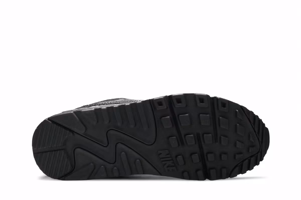 Nike Women's Air Max 90 Black White, view 5