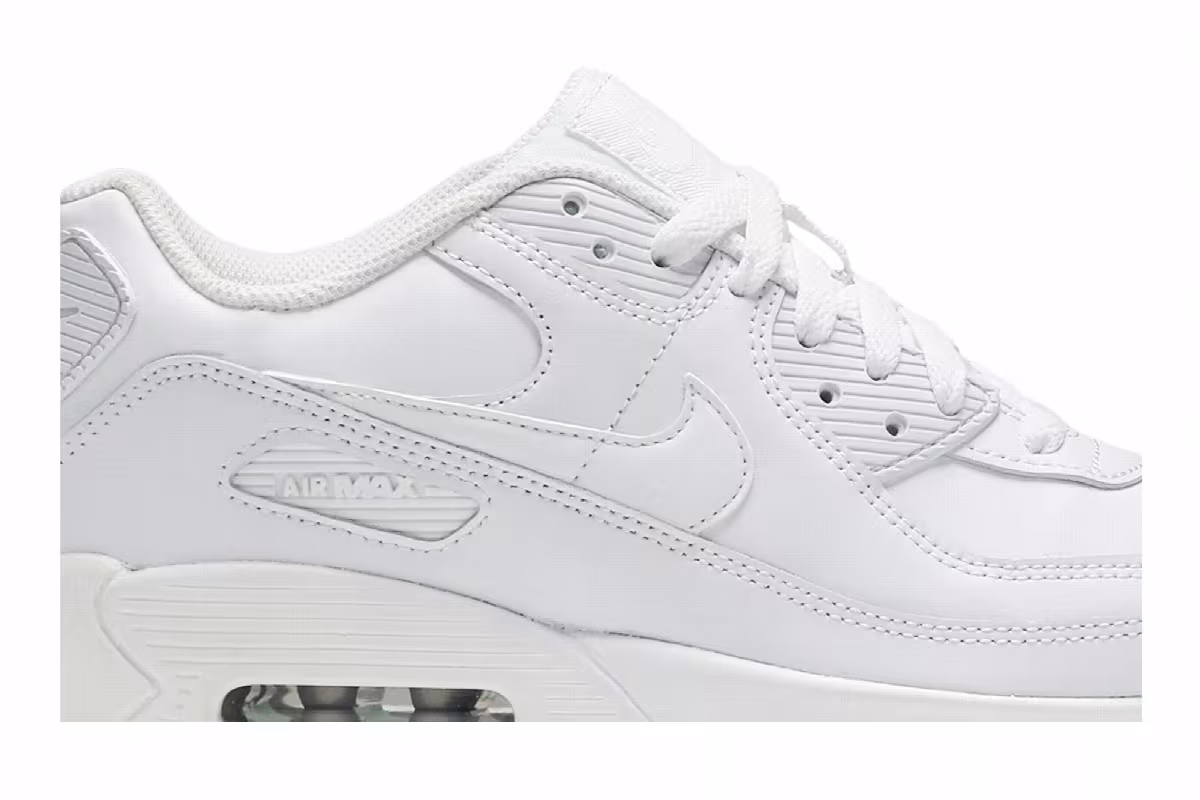 Nike Air Max 90 LTR GS White, view 3