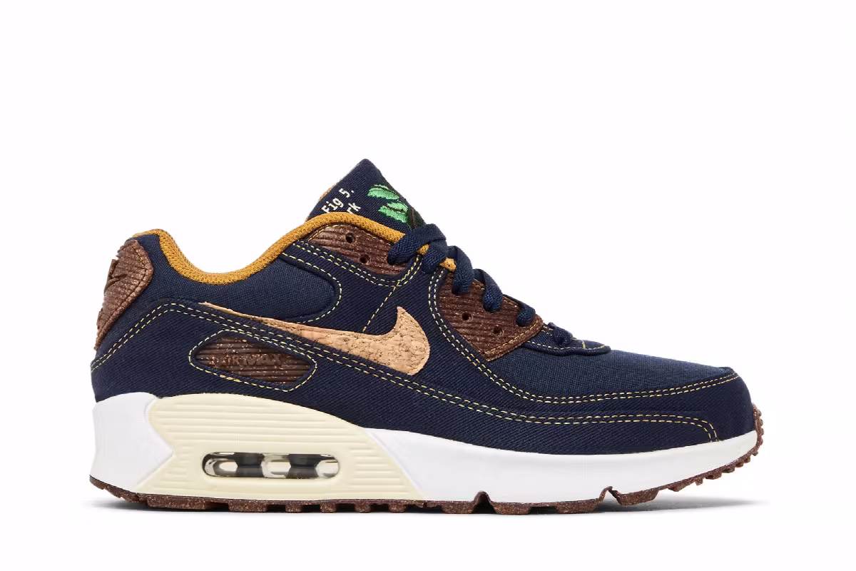 Nike Air Max 90 GS Cork - Obsidian, view 2