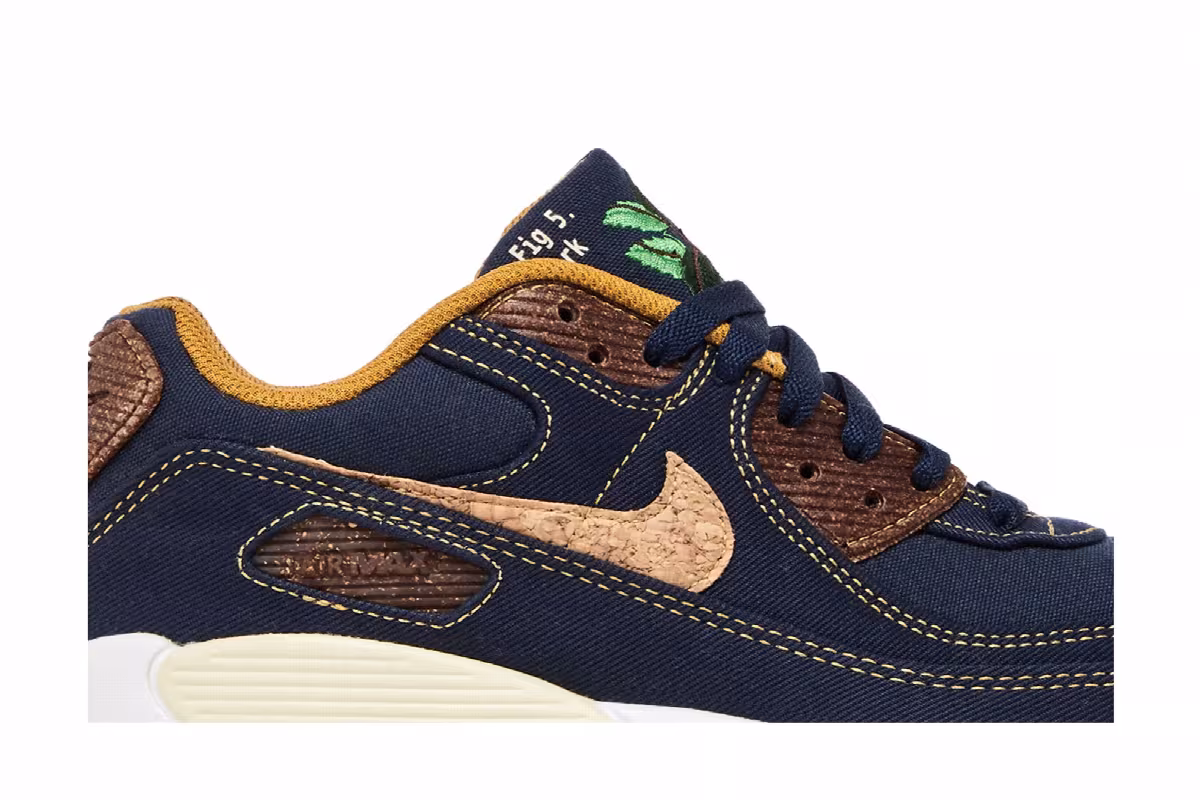 Nike Air Max 90 GS Cork - Obsidian, view 3