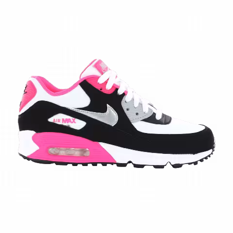 Nike Air Max 90 2007 GS 'White Black Pink'